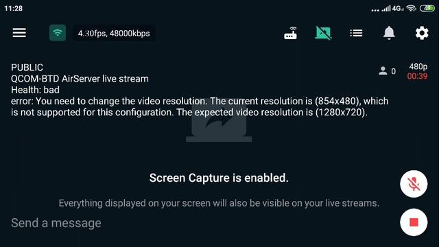 QCOM-BTD AirServer live stream смотреть онлайн