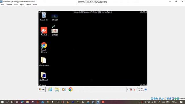 Windows 7 Safe Mode has BSOD VM смотреть онлайн