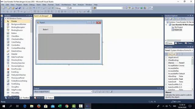 Cara Koneksi Visual Basic Net Dengan Database Access 2003 || Channel Zahby смотреть онлайн