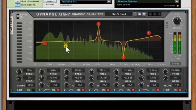 Synapse Audio GQ-7 Graphic Equalizer смотреть онлайн