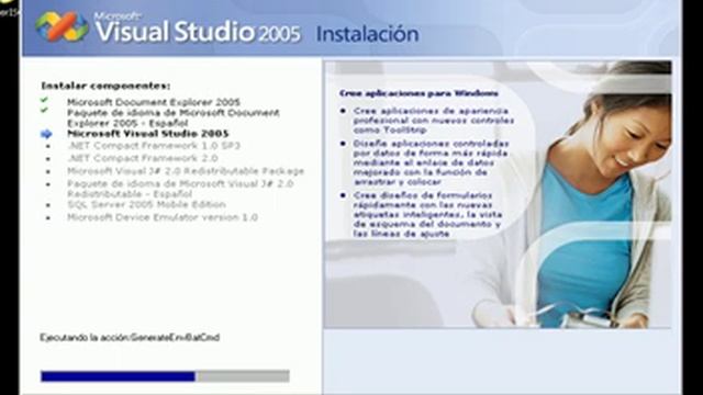 Instalando Microsoft Visual Studio 2005 Professional смотреть онлайн