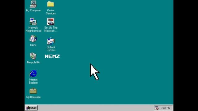MEMZ On Windows 95 BSOD смотреть онлайн