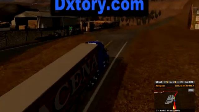 Euro Truck Simulator 2 Subiendo la montaña con el Volvo VNL 760 смотреть онлайн