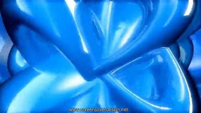Blue Abstract 3D Screensaver - Голубая абстракция, 3D скринсейвер смотреть онлайн