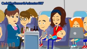 Classic Caillou Misbehaves on a Plane and Gets Grounded! (FIRST VIDEO OF 2024)