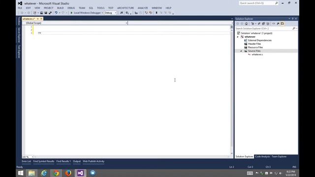 Compile C on Windows with Visual Studio 2012 смотреть онлайн
