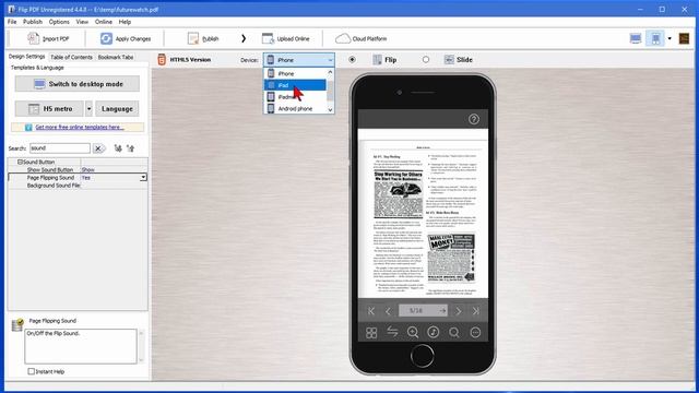 Create 3D flip books for the web from PDF files смотреть онлайн