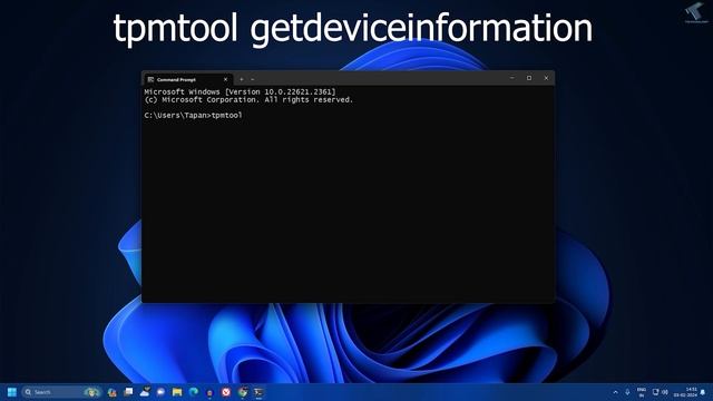 How To Check TPM Version Using CMD Command On Windows 11 смотреть онлайн