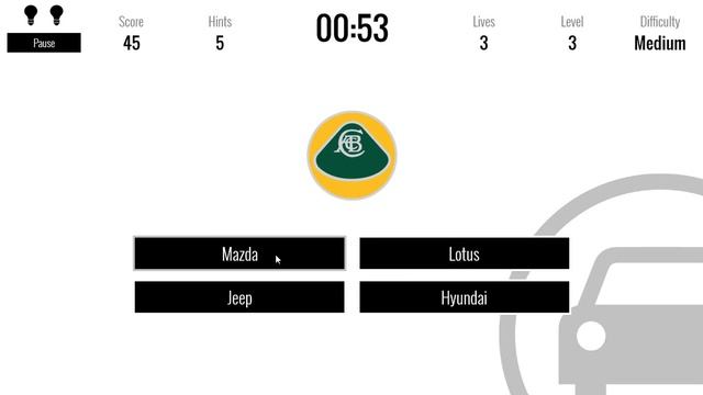 Car Logo Quiz Windows 8.1 смотреть онлайн