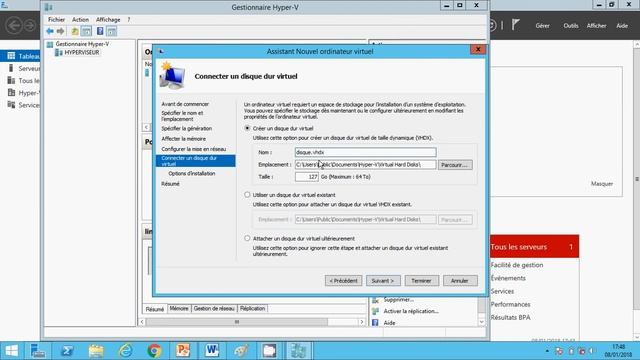 installer ajouter machine virtuelle hyper v sous windows server смотреть онлайн