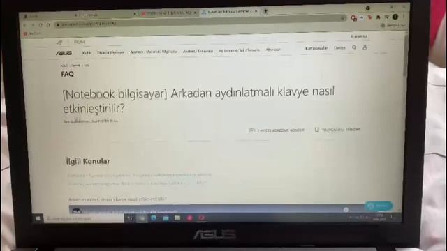 ASUS LAPTOP KLAVYE IŞIĞI NASIL AÇILIR? (Fn+F3) смотреть онлайн