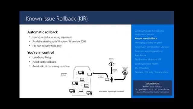 Microsoft Windows 10 Known Issue Rollback (KIR) Unravelled смотреть онлайн
