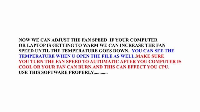 HOW TO ADJUST THE FAN SPEED OF A OVER HEATING COMPUTER.IF YOUR PC IS GETTING TOO HOT TRY THIS. смотреть онлайн