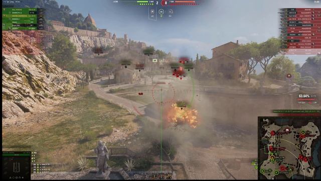 МИР ТАНКОВ! Артой уничтожил 4 -ых! смотреть онлайн