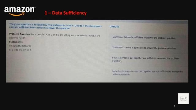 AMAZON HIRING - Aptitude Actual Questions Asked on 15.01.2021 смотреть онлайн
