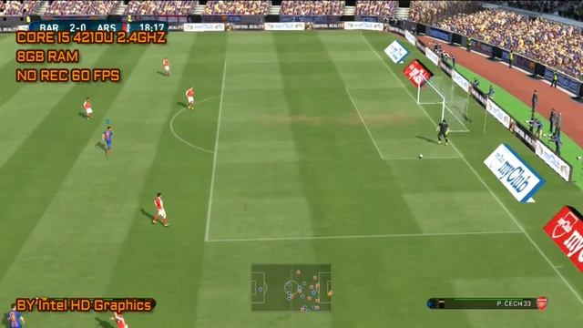 Pro evolution soccer 2017 on Intel HD 4000/4400 смотреть онлайн