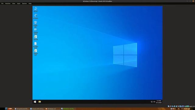 Windows 10 VirtualBox VDI Installation on LINUX смотреть онлайн