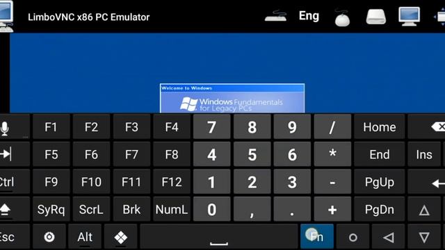Emulate Windows FLP on Android phone with Limbo PC Emulator смотреть онлайн
