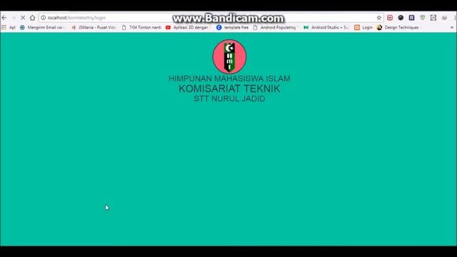 Live code ( ReDesign Login Page HMI Komtek Official Page ) HTML + CSS + CodeIgniter смотреть онлайн