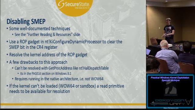 The 3 Way06 Practical Windows Kernel Exploitation Spencer McIntyre смотреть онлайн