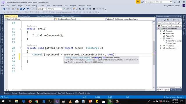 121- How To Get Data From User Control in WinFrom C Sharp смотреть онлайн
