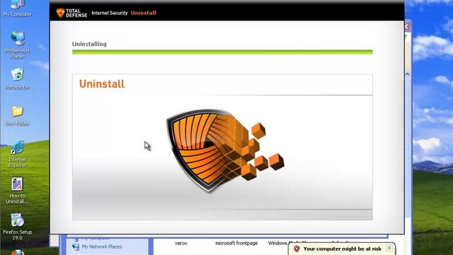 Uninstall Total Defense Internet Security Suite 9.0 in Windows XP смотреть онлайн