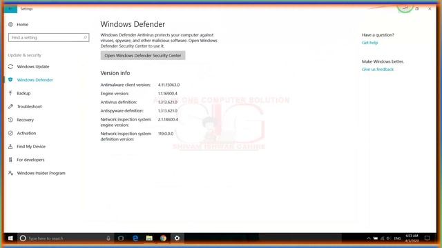 Free Antivirus For Pc Laptop Or Desktop Computer| Windows Defender And Windows Firewall | Windows 1 смотреть онлайн