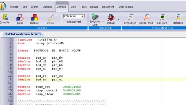 How to Scroll Text Left Side on 16x2 LCD with PIC C Compiler | PIC16F877A in Urdu/Hindi смотреть онлайн
