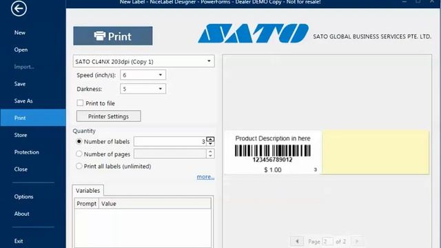 Create 2 line Label Layout using NiceLabel смотреть онлайн