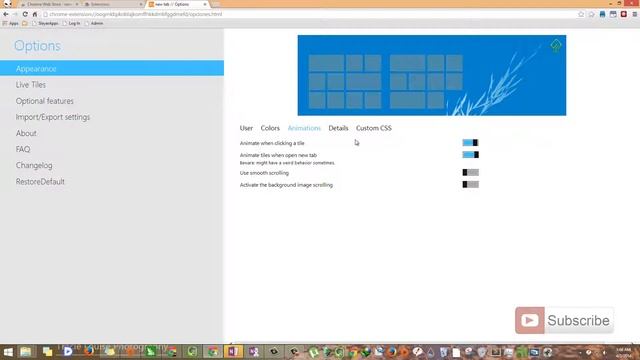 Get Windows 8 Metro Style Tiles view for Google Chrome New Tab смотреть онлайн