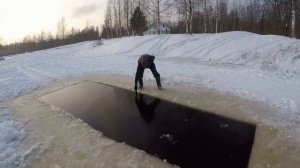 Испытания мотобуксировщика от Ростин