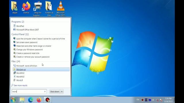 HOW TO OPEN MS WORD IN WINDOWS 7 : technical akash смотреть онлайн