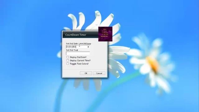 Super Cute CountDown Timer Windows 7 Desktop Gadget смотреть онлайн