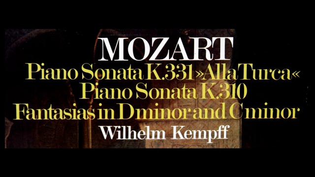 Mozart / Wilhelm Kempff, 1962: Fantasia in C minor, K. 475 - Complete (Vinyl LP) смотреть онлайн