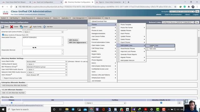 Integrate CUCM to CUC with sccp смотреть онлайн