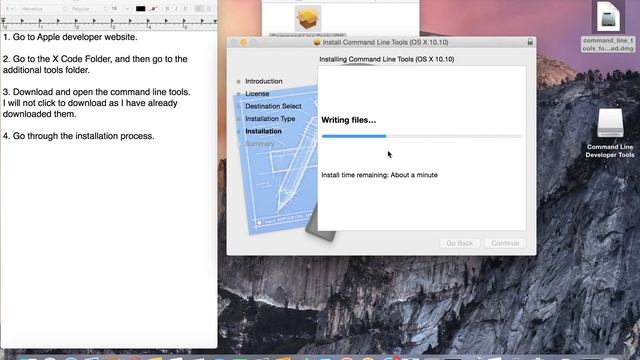 Installing Command Line Tools on Mac смотреть онлайн