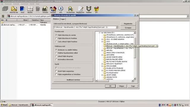 Letöltött linkek kibontási útmutatója Winrar progival смотреть онлайн