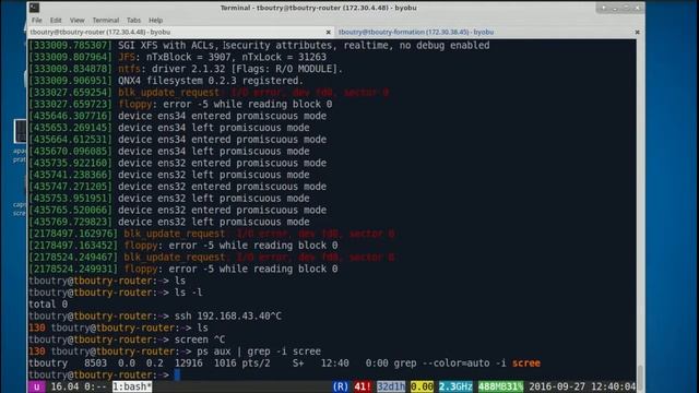 Screen / tmux un multiplexeur pour vous facilité la vie смотреть онлайн
