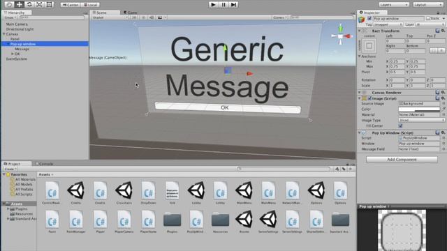 Unity 4.6 Advanced UI Elements - Message Boxes & Borders смотреть онлайн