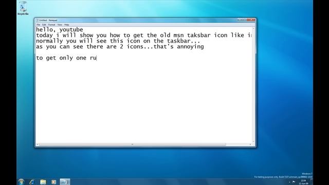 Windows Live Messenger Taksbar Fix смотреть онлайн