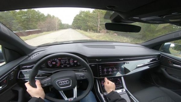 2019 Audi Q8 3.0L (340) 55 TFSI Quattro POV TEST DRIVE