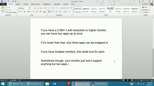 Windows 8.1 - Why Can't I Have Four Apps Open at Once and Other People Can? смотреть онлайн