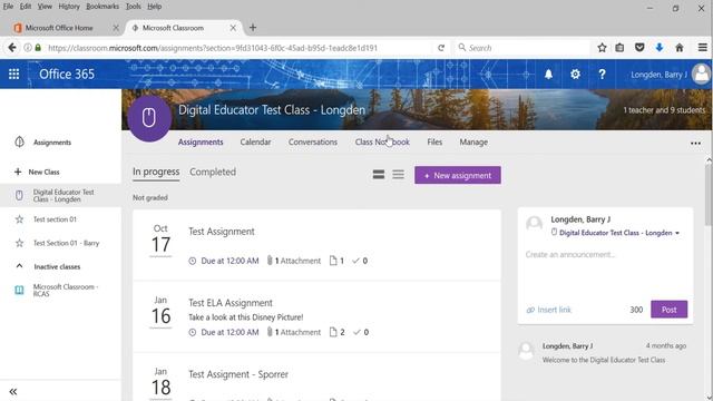 Microsoft Classroom Introduction смотреть онлайн