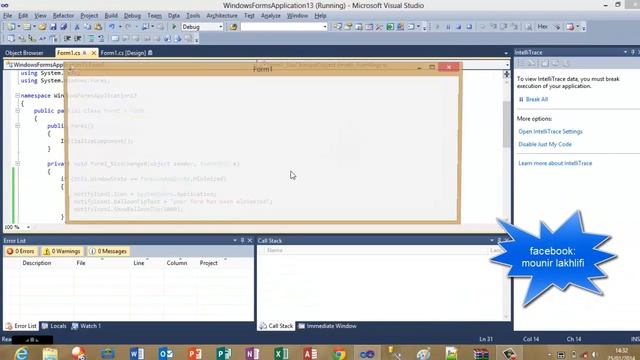 C# TUTORIAL COMMENT AFFICHER UN MESSAGE DE NOTIFICATION DANS VOTRE BUREAU смотреть онлайн