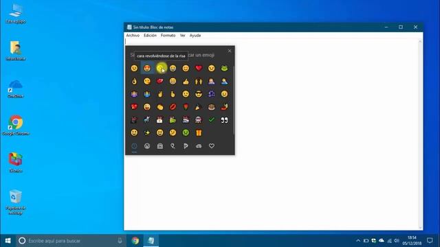 Cómo escribir emojis en Windows 10 www.informaticovitoria.com смотреть онлайн