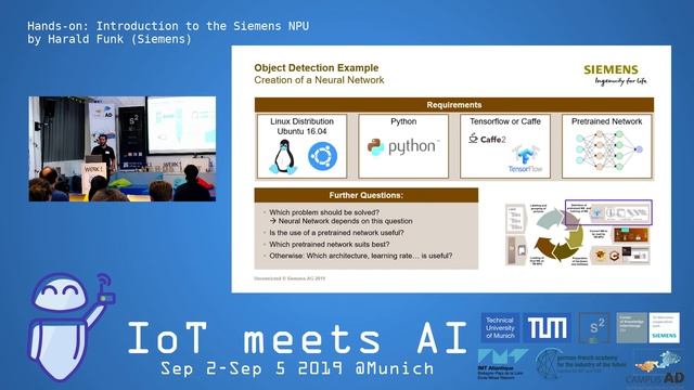 IoT meets AI 2019 - Hands-on: Introduction to the Siemens NPU by Harald Funk (Siemens) смотреть онлайн