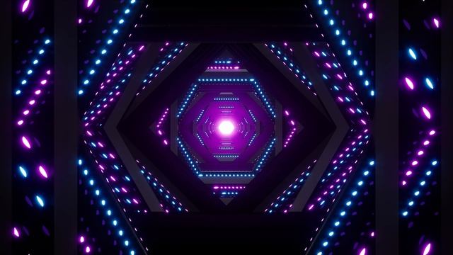 Shining neon led lights geometric visual art смотреть онлайн