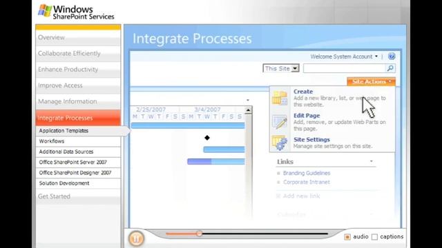 Windows SharePoint Services 3.0 Demo 2/2 смотреть онлайн