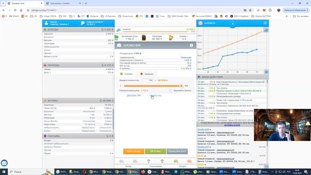 Обзор игры CashGo в браузере | Аналог CashFlow у Вас в компьютере смотреть онлайн