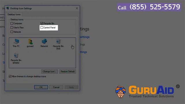 How to Add Control Panel Icon to Windows® 10 Desktop - GuruAid смотреть онлайн